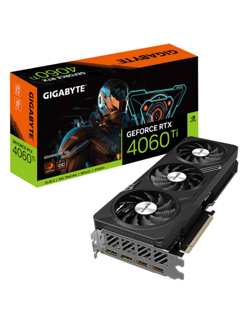 imagem de Placa Gráfica Gigabyte GeForce RTX­­ 4060 Ti GAMING OC 8G GDDR6 GDDR6X 8 GB RAM1