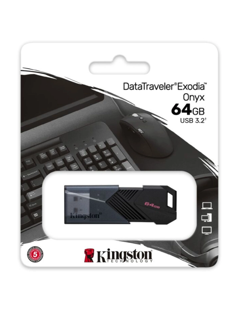 imagem de Memória USB Kingston DTXON/64GB Preto 64 GB4