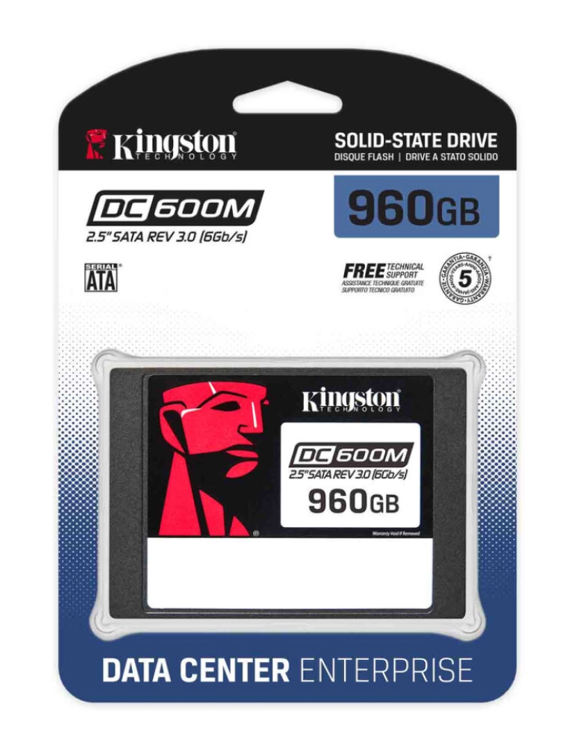 imagem de Disco Duro Kingston SEDC600M/960G TLC 3D NAND 960 GB SSD3