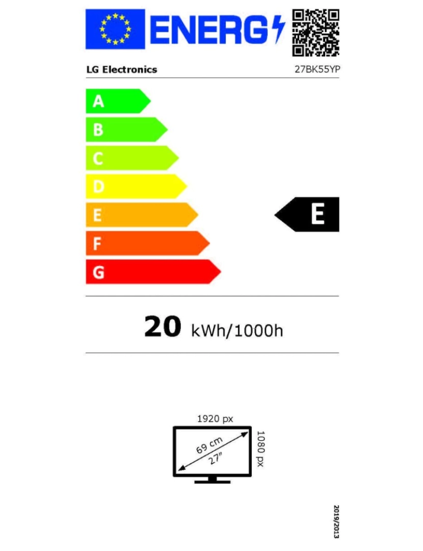 imagem de Monitor LG 27BK55YP-B 27" Full HD IPS 27" LED IPS 60 Hz 50-60  Hz4
