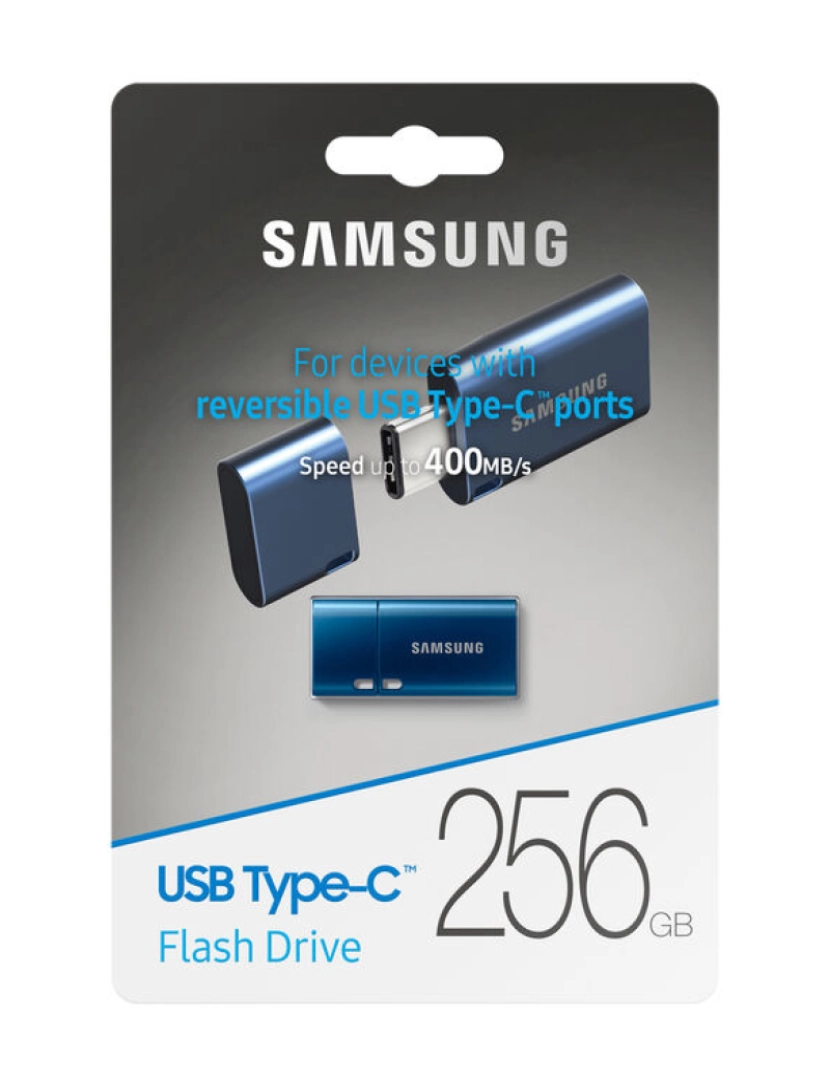 Samsung - Memória USB Samsung MUF-256DA/APC Azul 256 GB