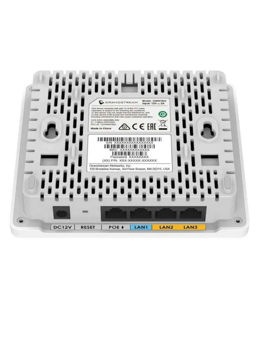 imagem de Ponto de Acesso Grandstream GWN7602 Wi-Fi 2.4/5 GHz Branco Gigabit Ethernet2