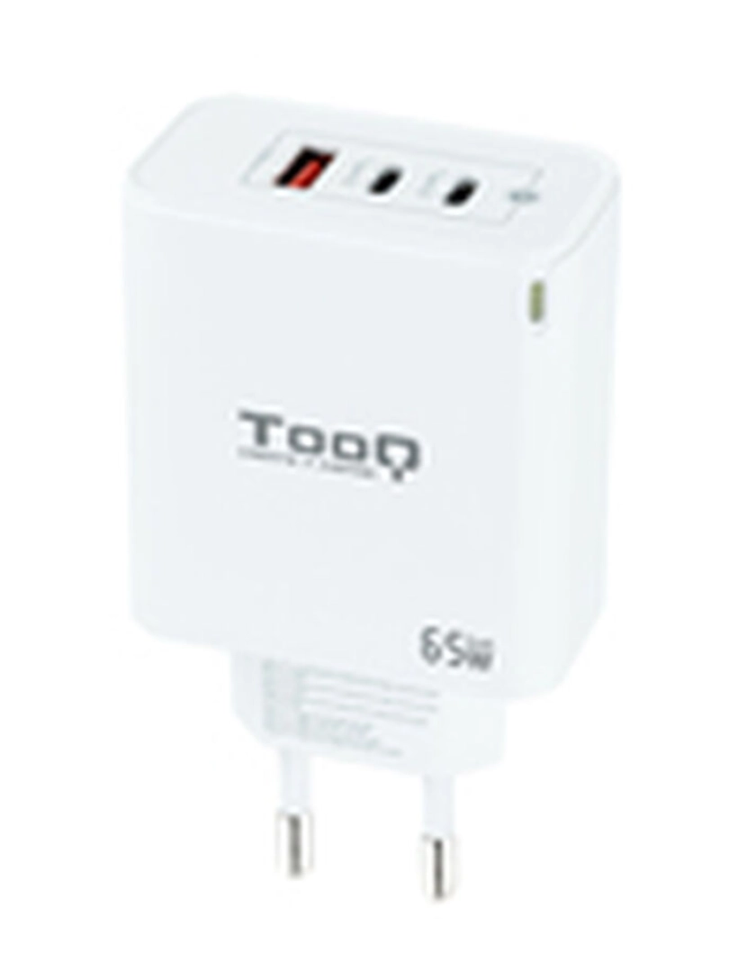 imagem de Carregador de Parede TooQ TQWC-GANQC2PD65WT 65 W2