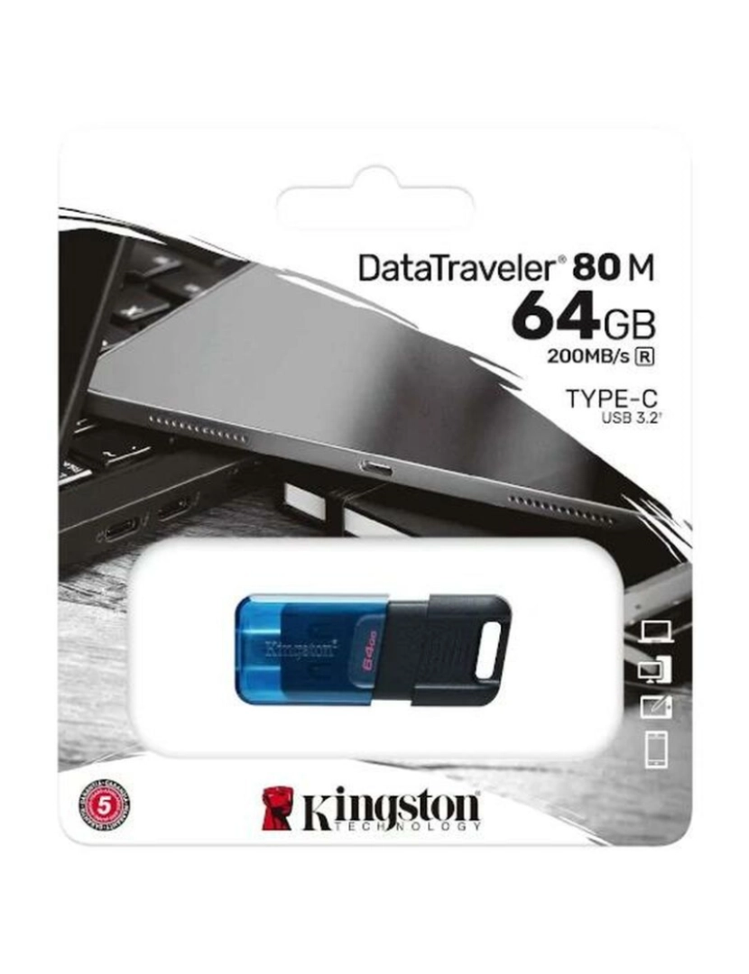 imagem de Cartão de Memória Micro SD com Adaptador Kingston 802