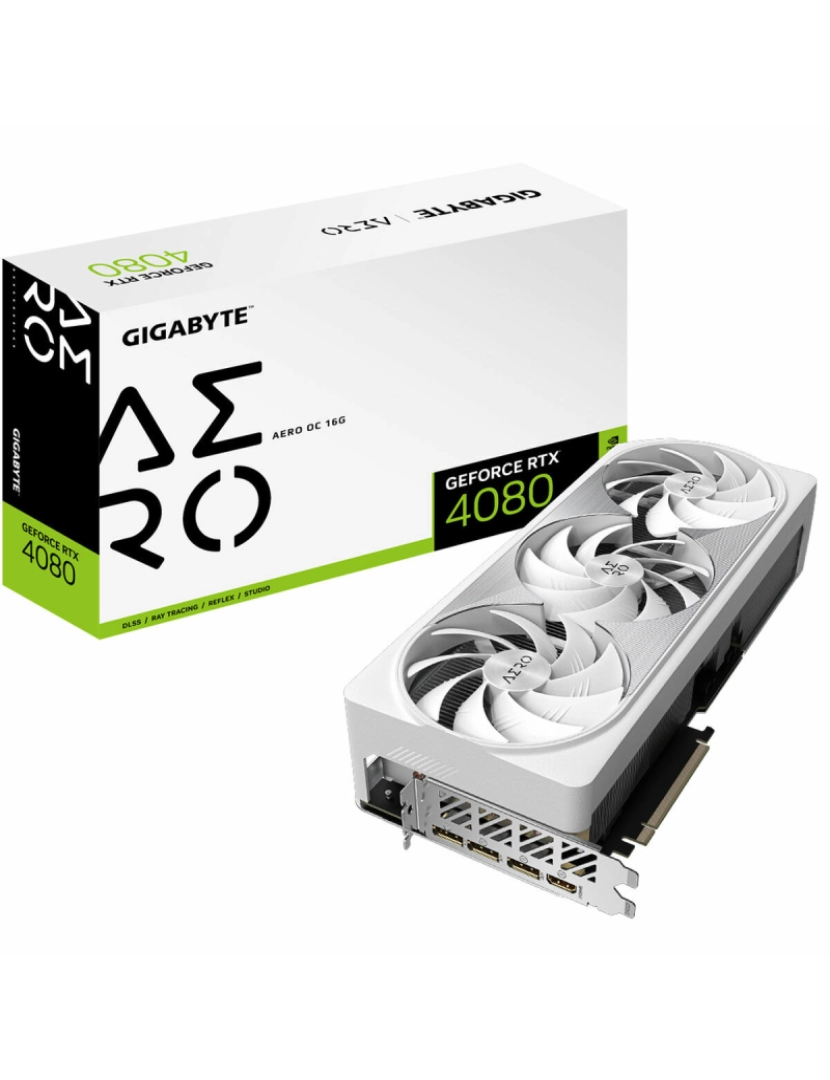 Gigabyte - Placa Gráfica Gigabyte GeForce RTX 4080 16GB AERO OC 16 GB GDDR6X