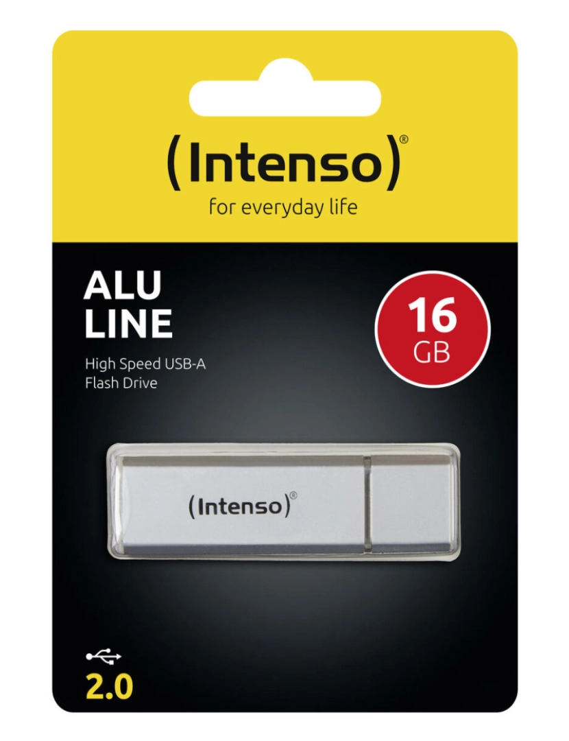 imagem de Memória USB INTENSO Alu Line Prata 16 GB3