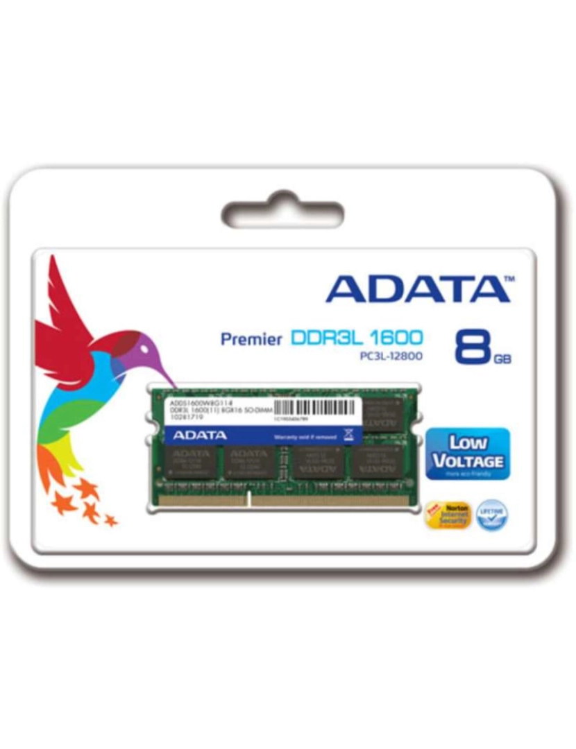 imagem de Memória RAM Adata ADDS1600W8G11-S CL11 8 GB2