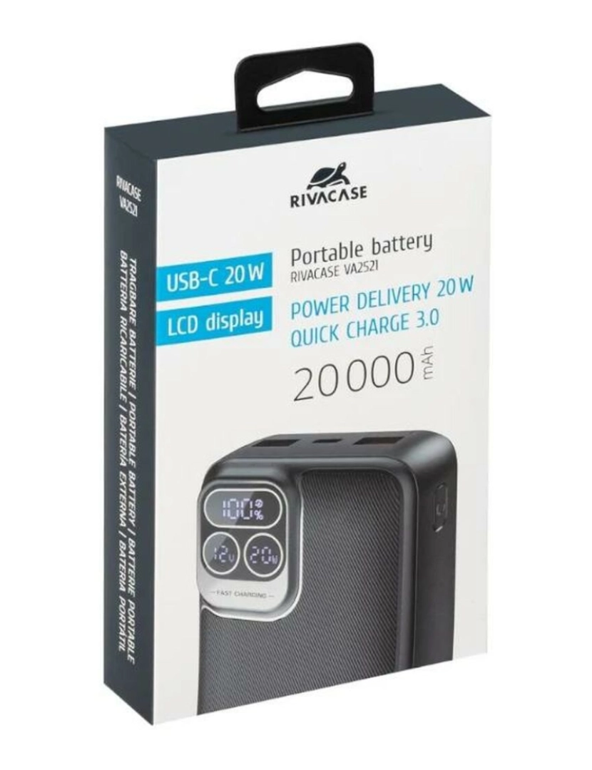 imagem de Powerbank Rivacase VA2521  20000 mAh4