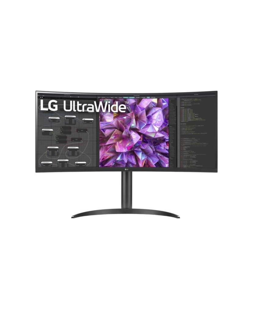 LG - Monitor LG 34WQ75C-B UWQHD IPS LED LCD 34" Flicker free
