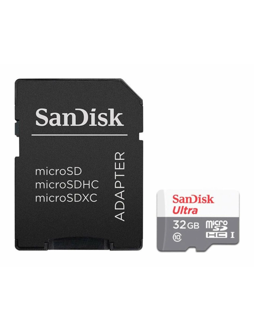 imagem de Cartão de Memória Micro SD com Adaptador SanDisk SDSQUNR-032G-GN3MA C10 32 GB2