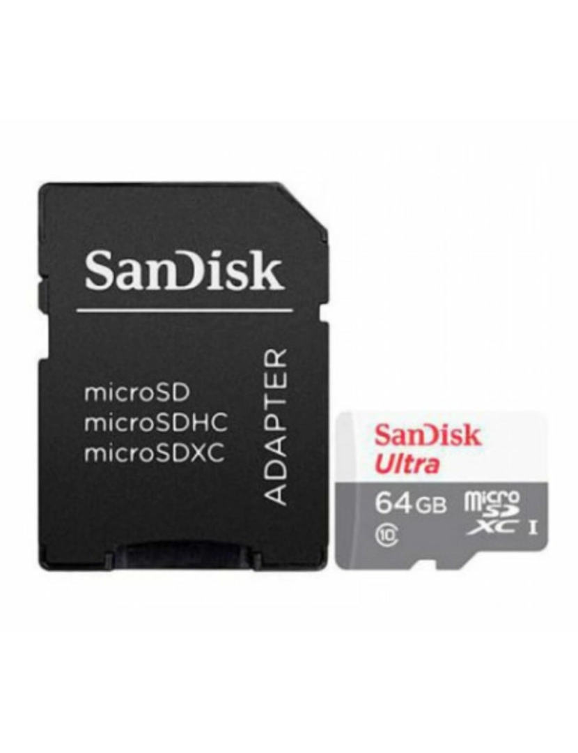 SanDisk - Cartão de Memória SDXC SanDisk SDSQUNR-064G-GN3MA 64 GB CL10
