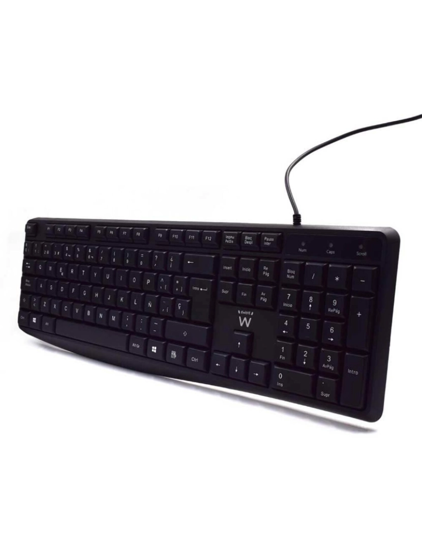 imagem de Teclado Ewent EW3001 Preto Qwerty espanhol2