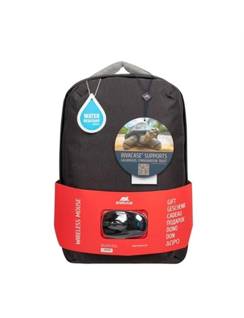 Rivacase - Mochila para notebook Rivacase Prater Preto