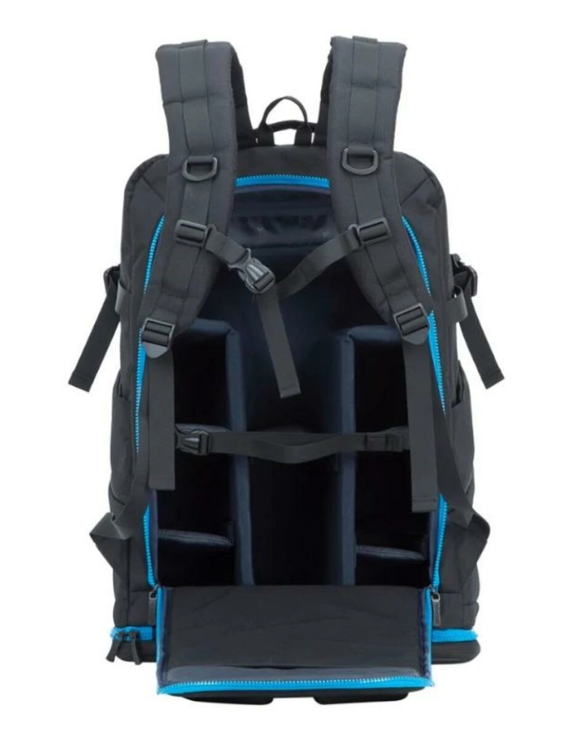 imagem de Mala para Portátil Rivacase Borneo XL Preto/Azul 16"4