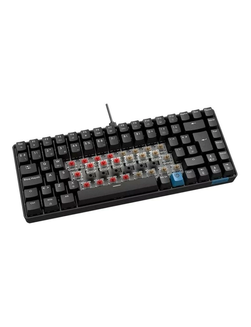 imagem de Teclado Hiditec GKE010006 Preto Qwerty espanhol3