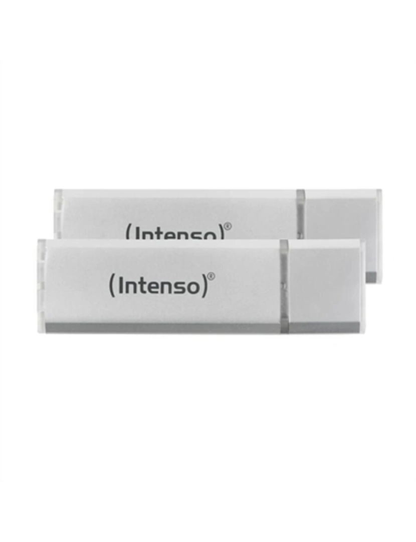 Intenso - Memória USB INTENSO 3531490 64 GB 2 Unidades Prata