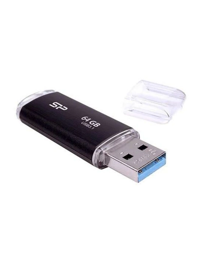 imagem de Memória USB Silicon Power Blaze B02 Preto 64 GB2