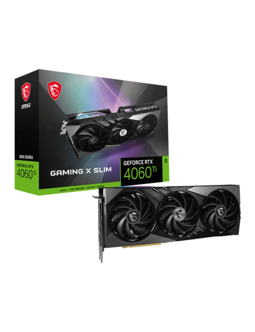 Msi - Placa Gráfica MSI 912-V515-076 8 GB RAM Geforce RTX 4060 Ti GDDR6