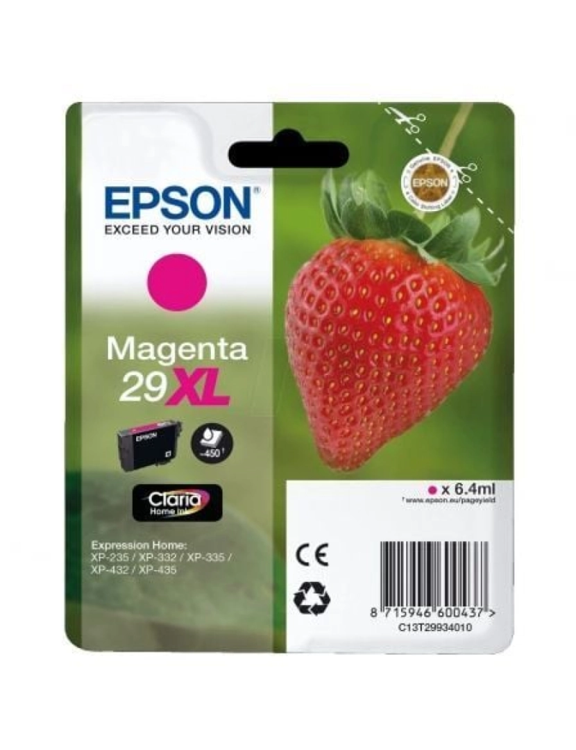 Epson - Tinteiro de Tinta Original Epson CLARIA T29XL Magenta