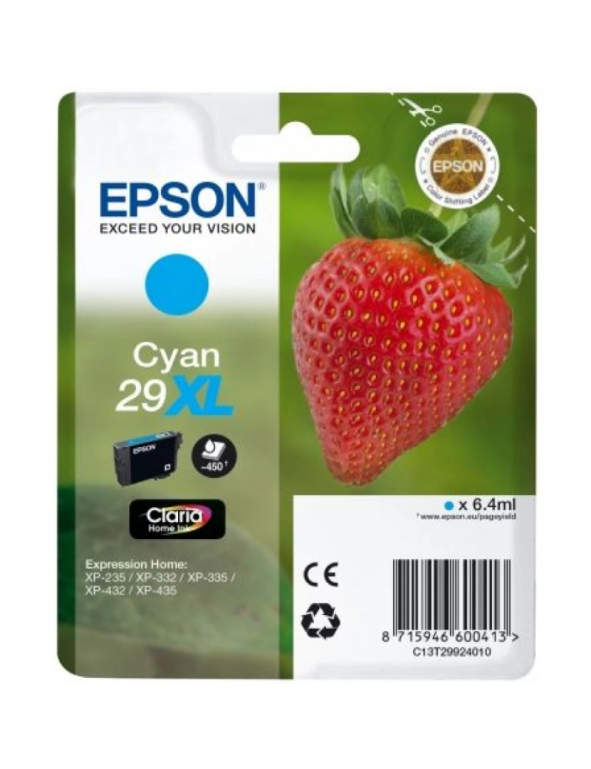 Epson - Tinteiro de Tinta Original Epson 235M283 Ciano