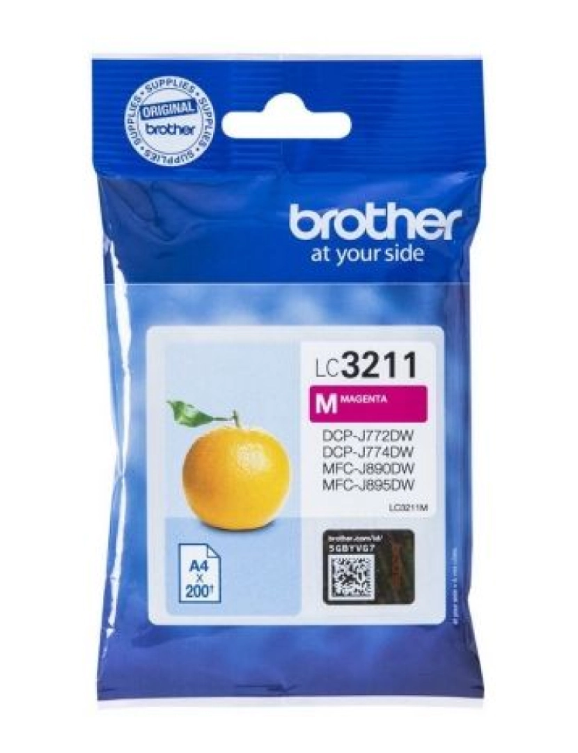 Brother - Tinteiro de Tinta Original Brother LC-3211M Magenta