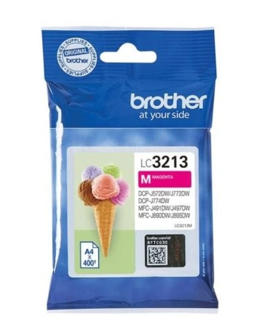 Brother - Tinteiro de Tinta Original Brother LC-3213M Magenta