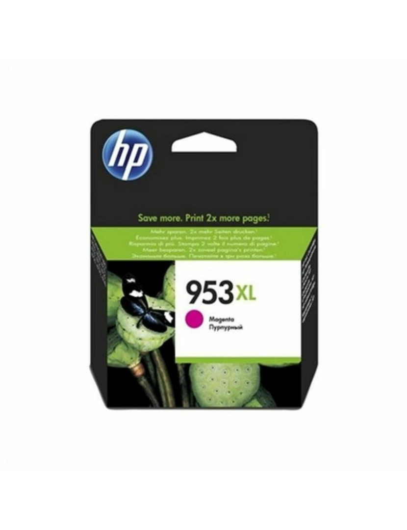 HP - Tinteiro de Tinta Original HP F6U18AE Magenta