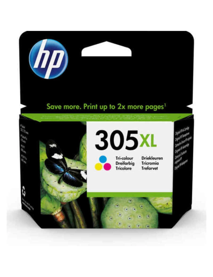 HP - Tinteiro de Tinta Original HP 305XL Tricolor