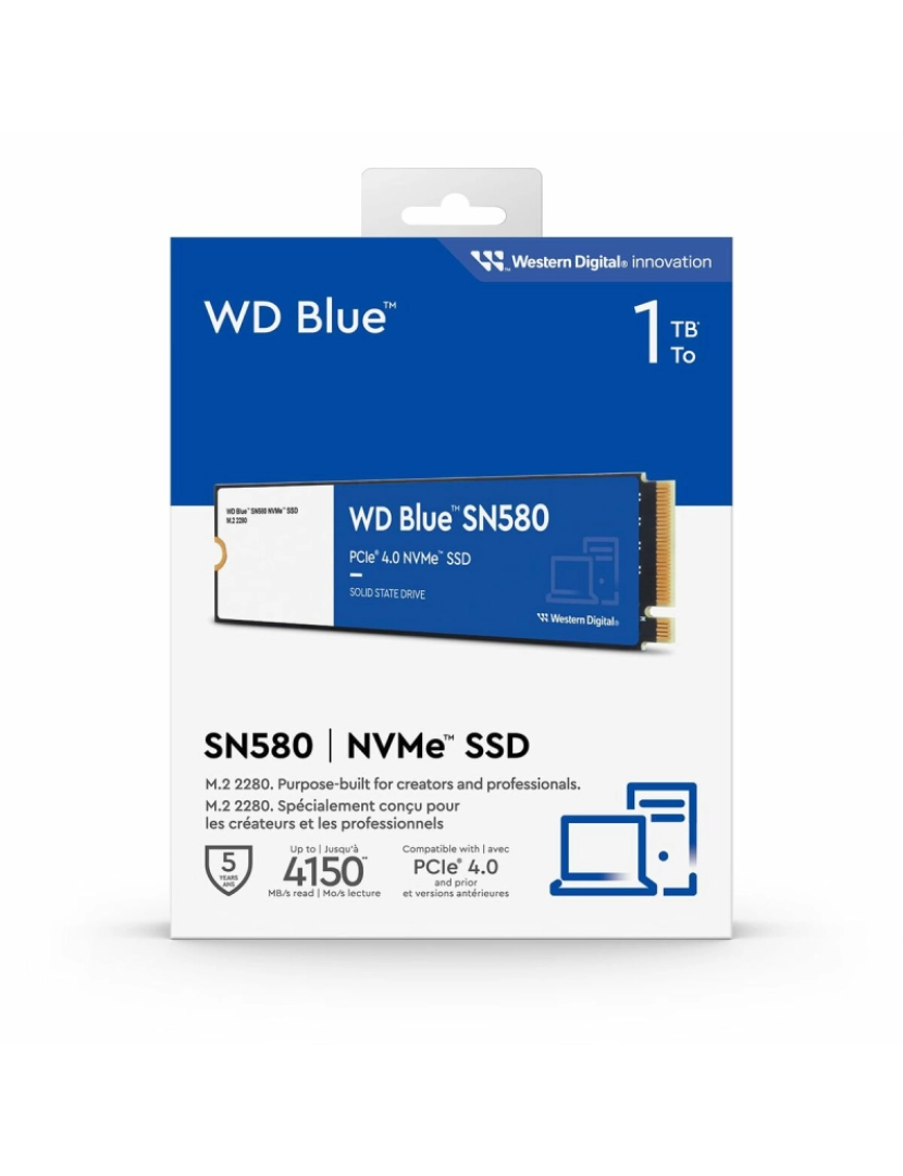 imagem de Disco Duro Western Digital Blue SN580 1 TB SSD2