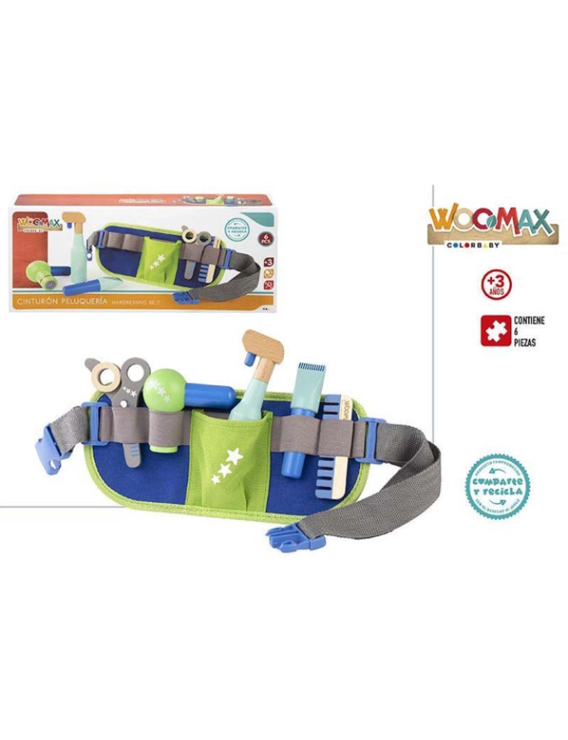 Woomax - Conjunto Cabeleireiro Madeira Woomax 49303