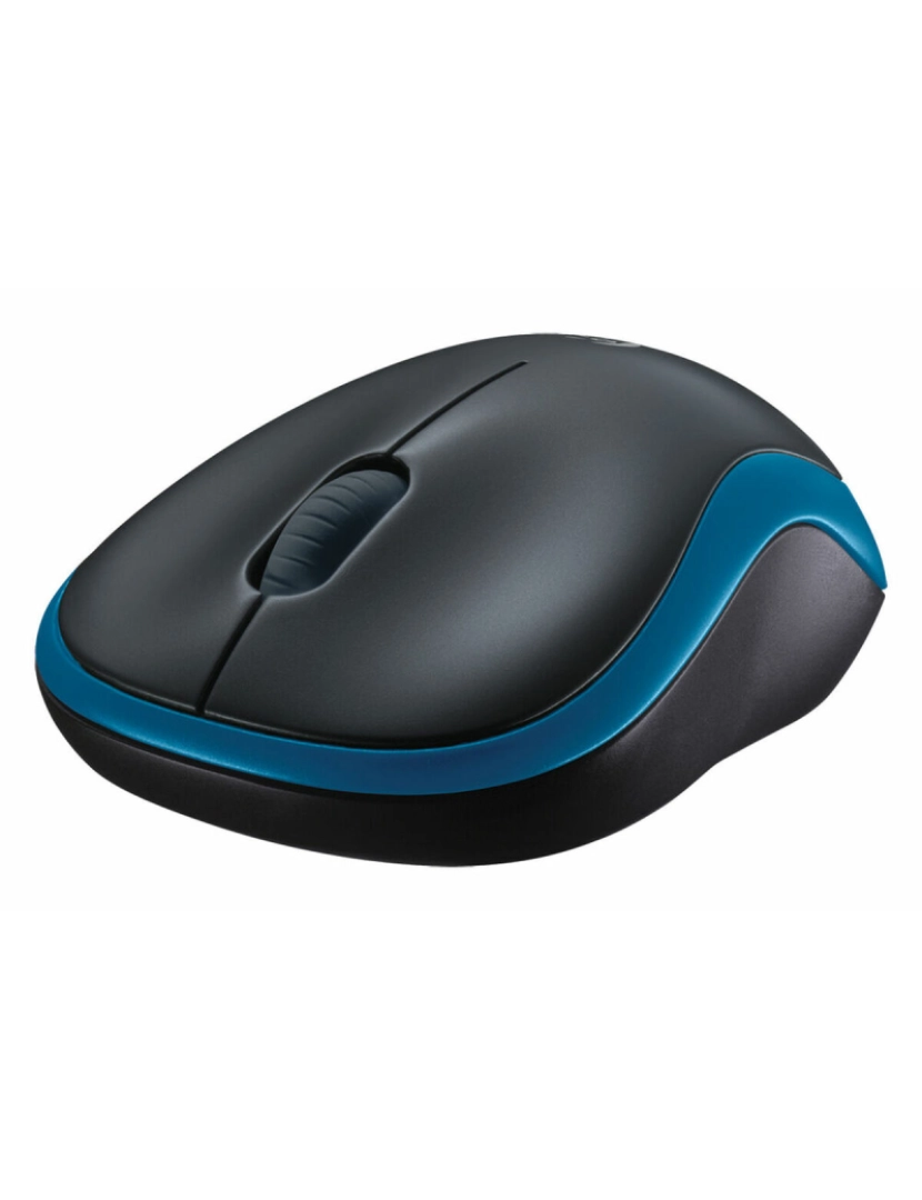 imagem de Rato Ótico Logitech M185 Azul/Preto4