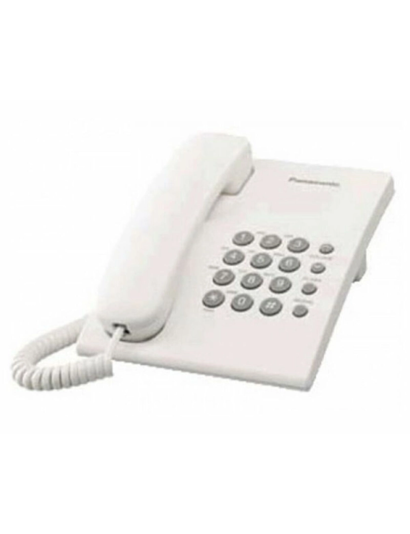Panasonic - Telefone Fixo Panasonic KX-TS500EXW Branco