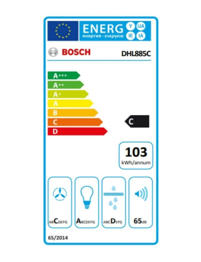 imagem de Extrator Convencional BOSCH 204716 86 cm 730 m3/h 1051W Aço inoxidável2