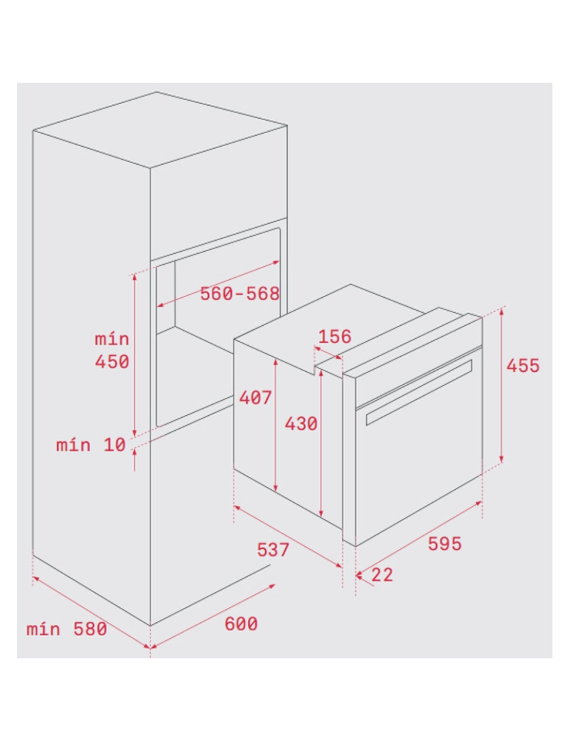 imagem de Forno Pirolítico Teka HBC625P 44 L Display LED 2615W Aço inoxidável3