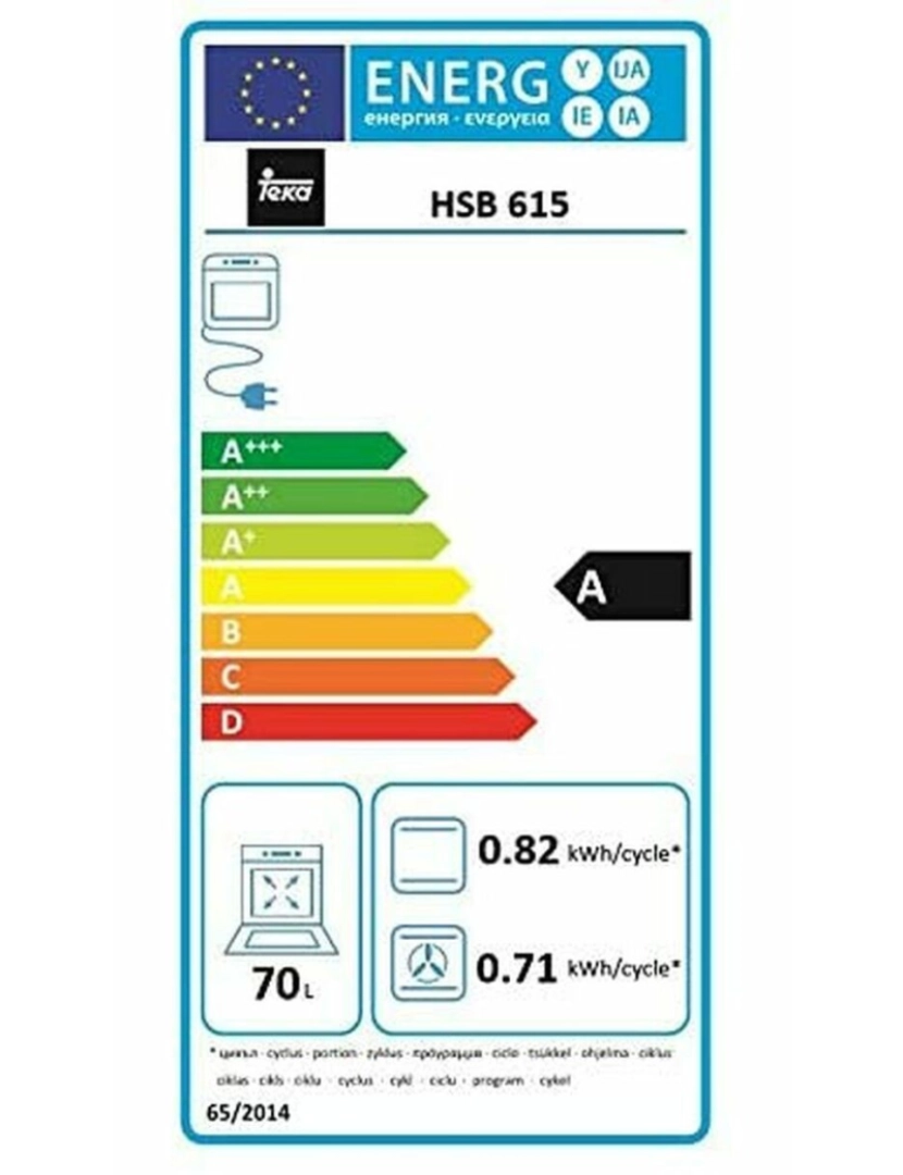 imagem de Forno Multifunções Teka HSB615 70 L 2615W2