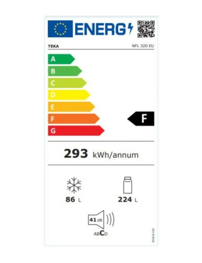 imagem de Frigorífico Combinado Teka NFL320 Branco (188 x 60 cm)3