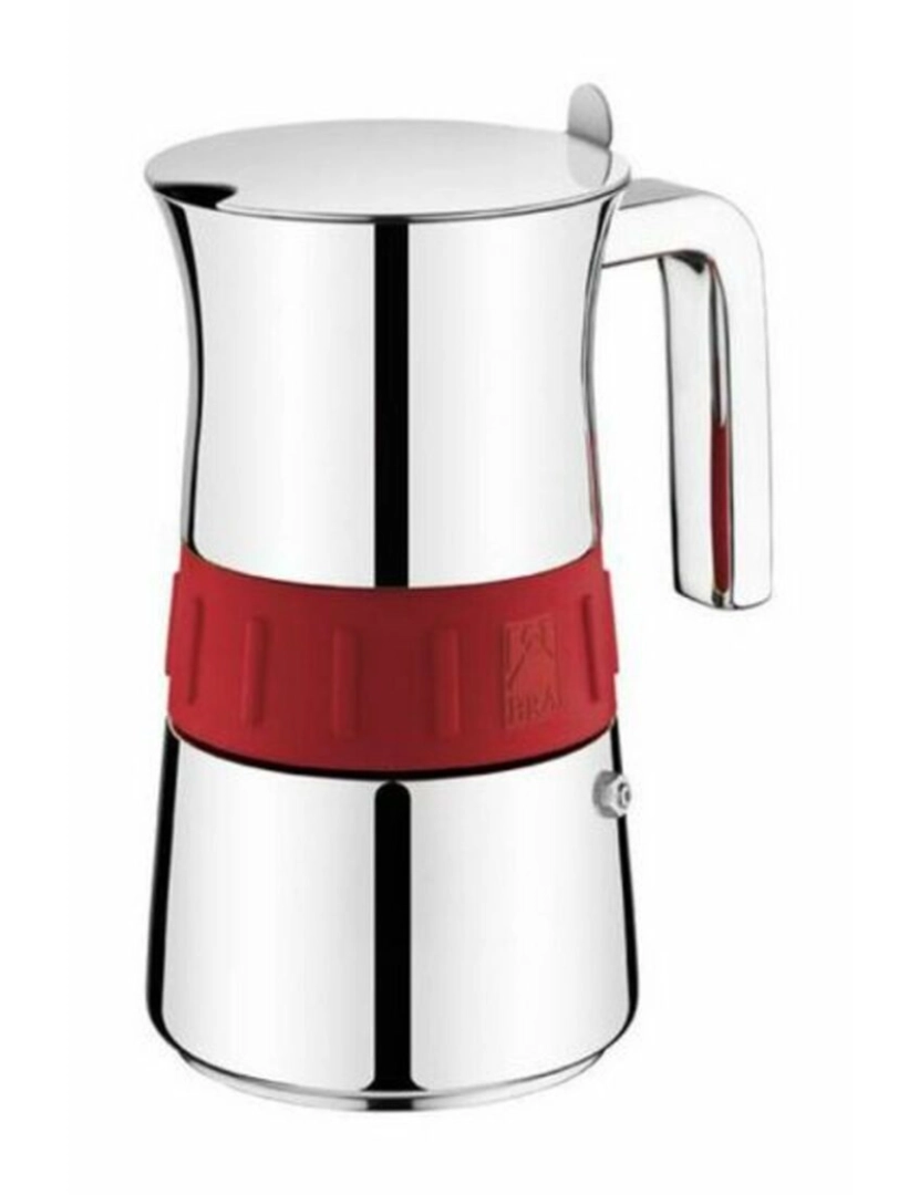 imagem de Cafeteira Italiana BRA Elegance Red (10 Kopjes)1