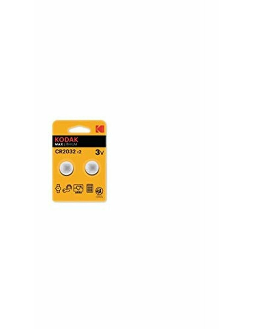 Kodak - Pilha de Botão de Lítio Kodak CR2032 3 V (2 uds)