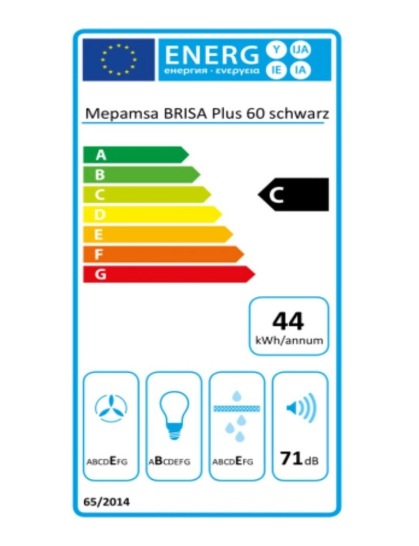 imagem de Extrator Convencional Mepamsa 300.0567.905 180 m³/h 60 cm 55W C Preto3