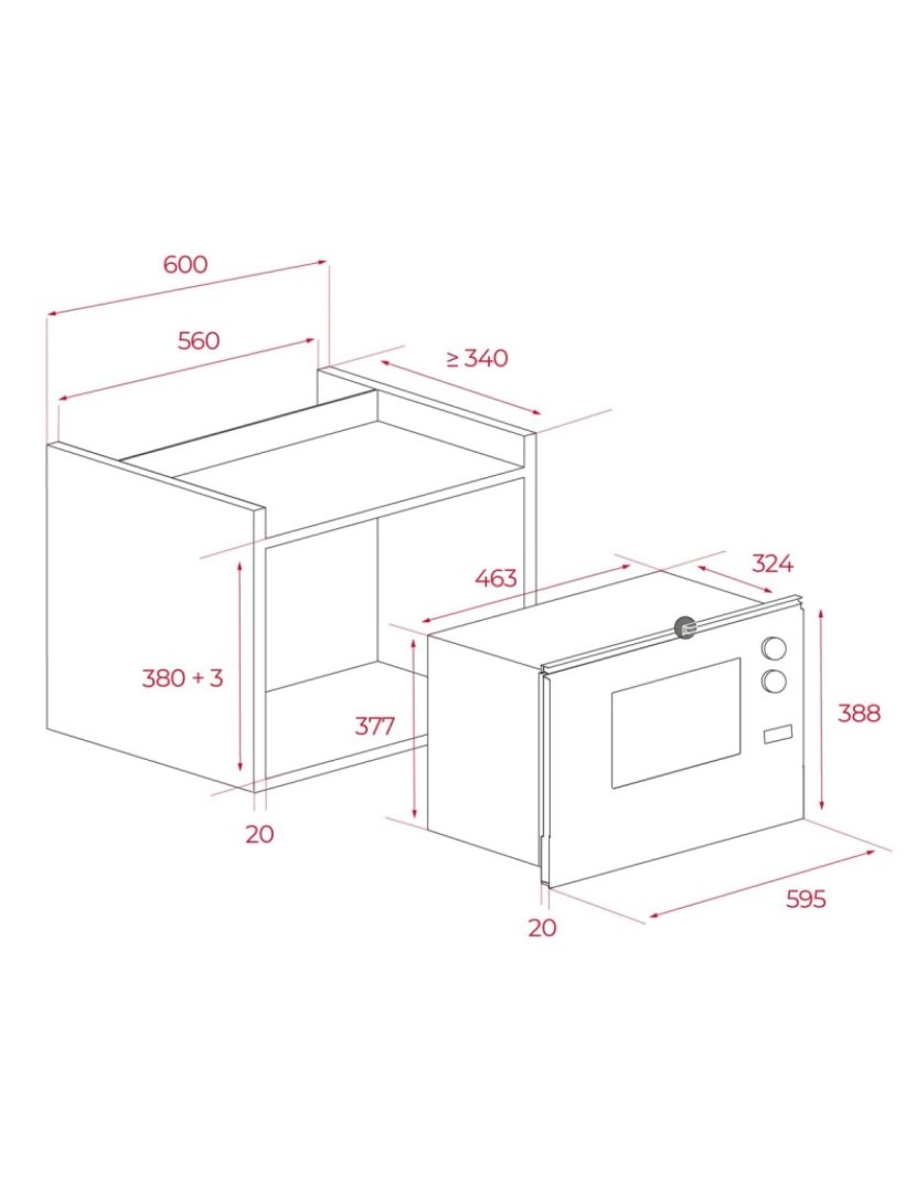 imagem de Microondas com Grill Teka 108R00662 20 L 800W 800 W 20 L2