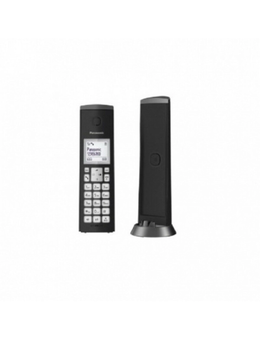 Panasonic - Telefone sem fios Panasonic KX-TGK210 DECT Branco Preto