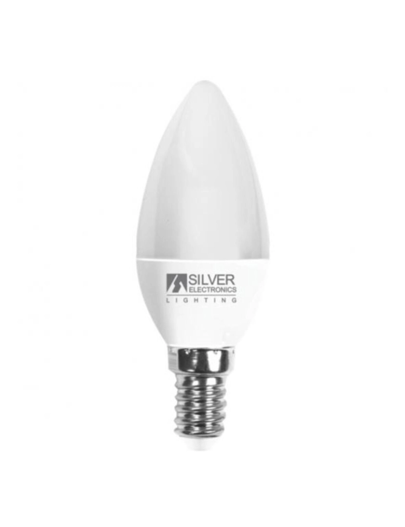 Silver Electronics - Lâmpada LED vela Silver Electronics ECO E14 5W A+