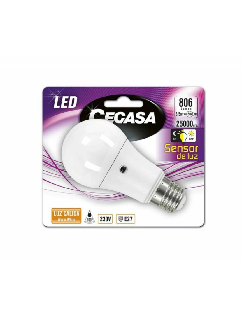 Cegasa - Lâmpada LED Cegasa 2700 K 8,5 W