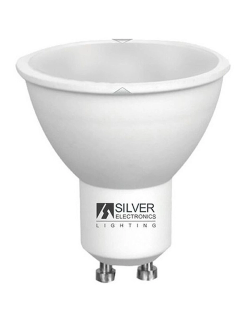 Silver Electronics - Lâmpada LED dicróica Silver Electronics ECO GU10 7W 3000K (Luz Quente)