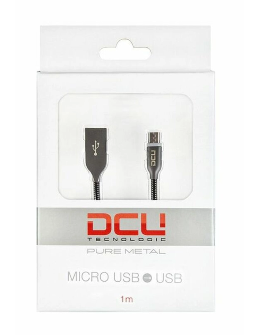 Dcu Tecnologic - Cabo USB para micro USB DCU 30401295 Cinzento 1 m