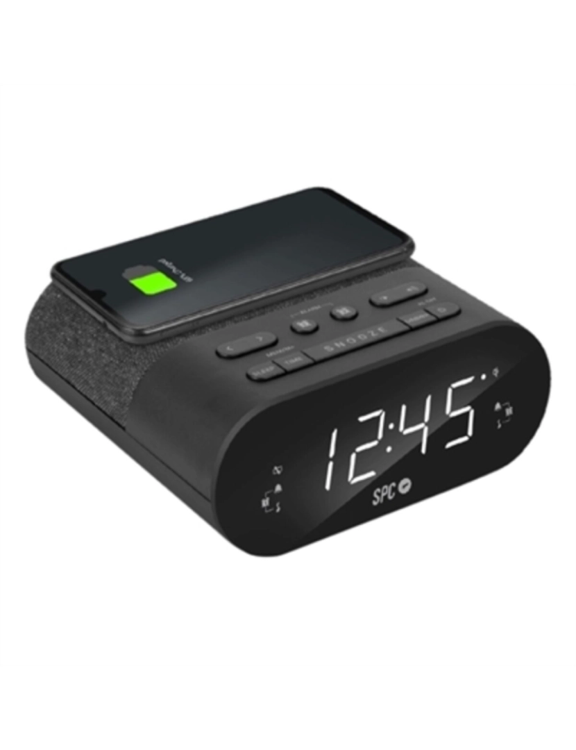 SPC - Relógio Despertador com Carregador sem Fios SPC 4587N (1 Unidade)