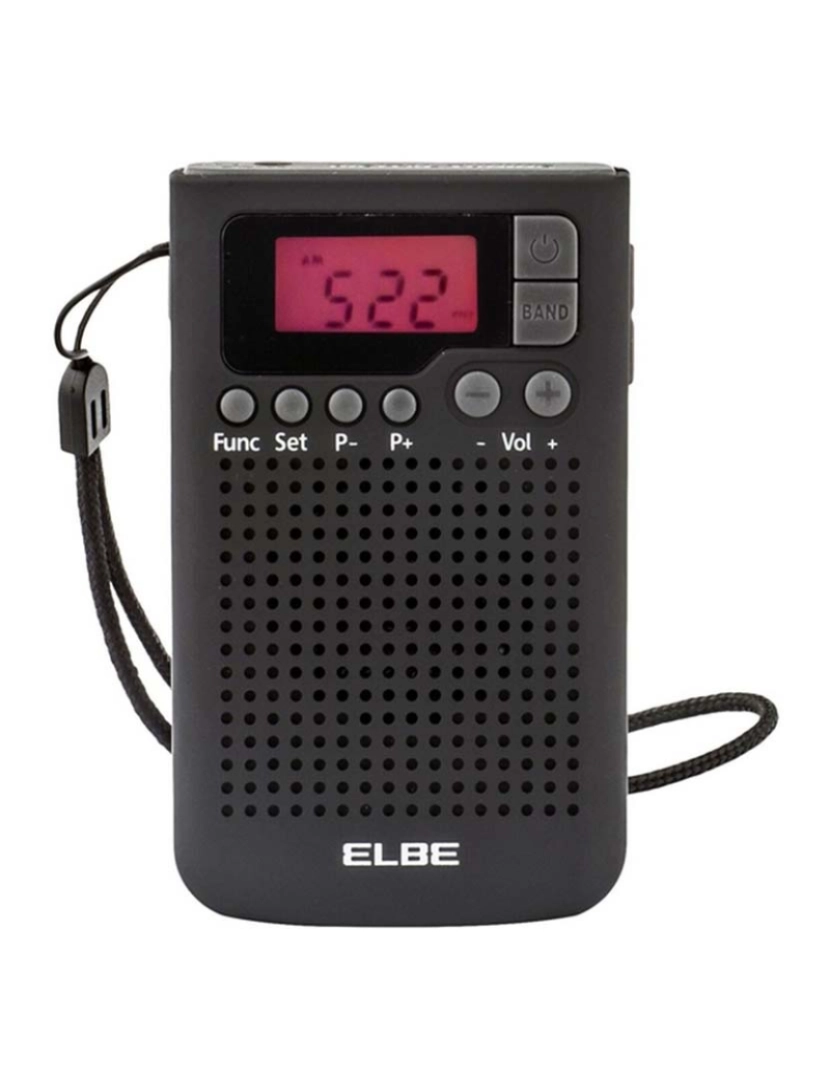 Elbe - Rádio Transistor RF-93 AM/FM Preto