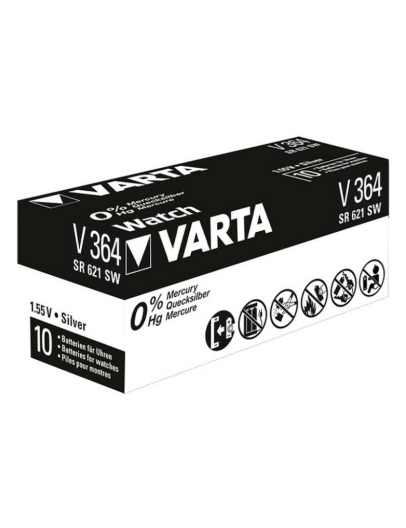 imagem de Pilha de Botão de Lítio Varta 00364 101 111 V364 20 mAh2