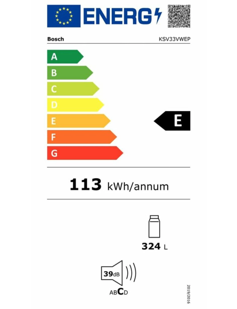 imagem de Frigorífico BOSCH KSV33VWEP Branco3