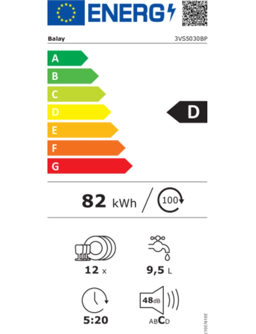 imagem de Lava-louça Balay 3VS5030BP 60 cm2